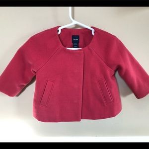 Baby Gap Girls Swing Jacket Pink 6-12 months NWT